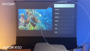 NIXOVA PIXOR X50 Ultra Home Theater Projector 4K Support 3200 ANSI Android 15.0 WiFi6 Bluetooth 5