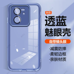 Transparent Silicone Phone Case for Xiaomi Redmi K60 Ultra with Built-in Lens Film Anti-slip Protection Cover for Men And Women