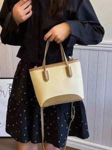 Trendy Spring Summer Bucket Bag Womens Handbag Shoulder Crossbody Bag Fashionable Single Strap Soft PU Leather Solid Color