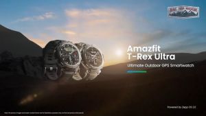 Amazfit T-Rex Ultra Fitness Tracker Smartwatch 1.39 AMOLED Display 10ATM Water Resistant Dual-Band GPS Smart Watch