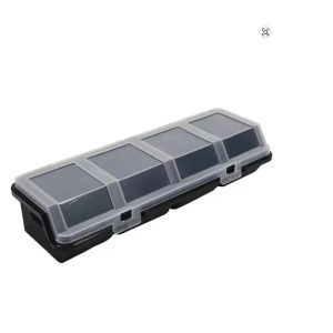Multi Grid Screw and Small Parts Storage Box - Durable Plastic Hardware and Jewelry Storage Box for Easy Storage of Screw Parts