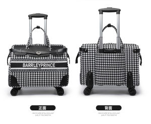 Internet Hot New Trolley Case Fashion Boarding Luggage Noiseless Waterproof Universal Wheel Trolley Bag Short Distance Luggage Bag Women