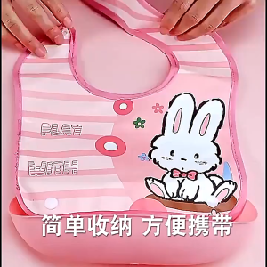 Slabber Kantong Makan Bayi Makan Bayi / Slaber silikon / Slaber Kantung Baby Safe Waterproof