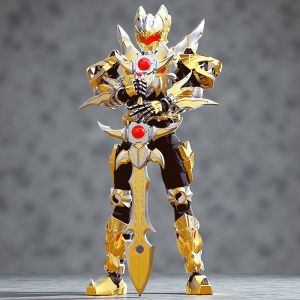 AULDEY | Mô hình hành động Armor Hero Emperor phiên bản sơn màu