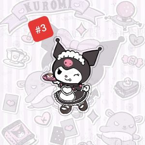 库洛米系列亚克力卡通胸针书包包包笔盒挂件徽章别针礼物 Kuromi Brooch Acrylic Badge Pin School Bag Diy Decoration Kerongsang Budak Hiasan Beg Jewelry Gift Hadiah XZ04