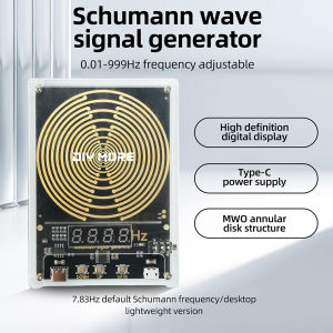 DC 5V 0.01–9999 Hz Frequency-Adjustable Schumann Wave Signal Generator with 3.5 mm Audio Jack and Type-C Port
