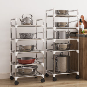 Thickened Multifunctional Storage Rack Moveable