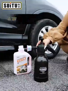 Bình Tạo Bọt Tuyết Đa Năng Kèm Vòi Phun Tặng Kèm 1 Lít Nước Rửa Xe Bọt Tuyết