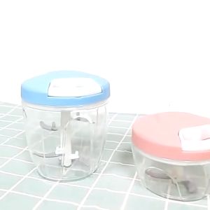 900ML Manual Meat Mincer Garlic Chopper Rotate Food Chopper Processor Vegetable Onion Cutter Kitchen Cooking Accessories