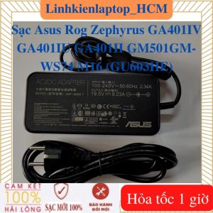 Sạc laptop Asus Rog Zephyrus GA401IV GA401IU GA401II GM501GM-WS74 M16 (GU603HE) Sạc Asus 19.5V - 9.23A – 180W chân kim 6.0*3.7mm