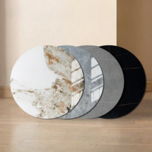 HUAAOBAI| Marble-like Rotating Lazy Susan Round