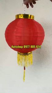 Đèn lồng treo kiểu cổ điển nhiều size đèn lồng tròn màu đỏ đèn lồng Hội An