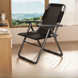 Foldable Back Computer Chair Home Office Meeting Chair Student Dormitory Recliner Lazy Sofa Dining Chair Modern Minimalist Metal Universal