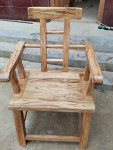 Simplified Modern Chinese Style Solid Wood Back Chair Home Office Restaurant Dining Chair Master Chair with Armrests