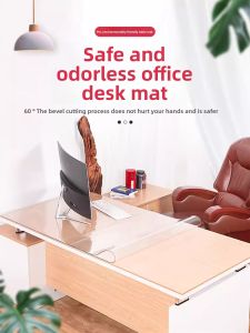 QIAOSHE | Transparent Wash-free Waterproof Customizable Desk Pad