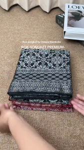 Delova Wardrobe - ROK LILIT SONGKET MODERN Kondangan Acara Formal Kekinian Wisuda Bawahan Kebaya Terbaru Span Motif Bahawan Palembang Resleting Jadi Bordir Instan Langsung Wanita Siap Pakai Jumbo Batik Bridesmaid Pesta