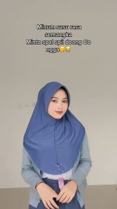 Hijab Instan Fatima Sport Olahraga Kerudung Sporty Jersey Menutup Dada Terlaris