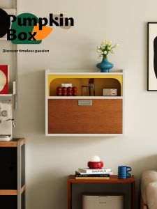 NANGUAHEZI | Wall-Mounted Solid Wood Storage Cabinet Wall-Hanging