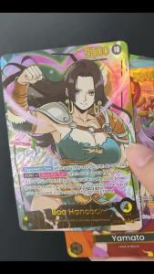 Bandai | DIY English One Piece Nami Hancock Yamato Sanji Zoro Fan‑Art Full‑Art High Quality Game Collection Card Toy