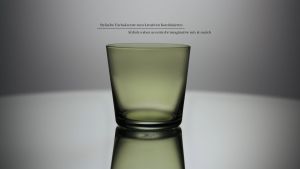 SCHOTT ZWIESEL WATER GLASS OLIVE TOGETHER (แก้วน้ำคริสตัลรุ่น TOGETHER สี OLIVE) 367 ml. บรรจุ 1 ใบ (no box)