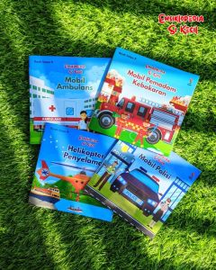 Paket 4 Buku Ensiklopedia Si Kecil Seri Kendaraan Darurat