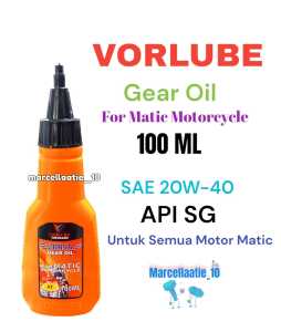 VORLUBE OLI GEAR MATIC 100 ML VORSA GEAR OIL MATIC 100ML oli gear motor matic murah