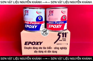 Keo AB Epoxy 511 (675g) | Keo Dán Đá Dán Nhựa Dán Gỗ Dán Kim Loại Siêu Chắc Siêu Bền