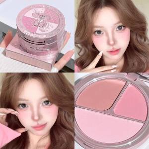 Multi-color Highlighting Blush Palette
