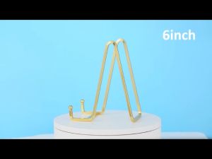 2 ชิ้น ขาตั้งโลหะ สําหรับตั้งโชว์รูปภาพ 7.5*15cm ขาตั้งจาน กรอบโลหะ สําหรับตั้งโชว์รูปภาพ ตกแต่งโต๊ะ