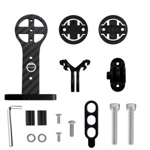 Bike Computer Mount Mountain Road Bicycle GPS Headlight Holder Bracket Support For GARMIN XOSS IGPSPORT Magene Coospo