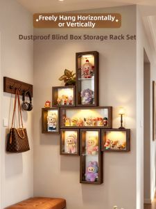 ARTPIONEER | Antique Style Display Storage Shelf With Dustproof and Lighted