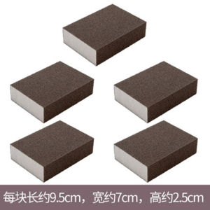 Kitchen Magic Sponge Cleaners Nano Double Sided Frosted Pot Washing Diamond Sand Sponge Scrubber Set of 10 Household Tools