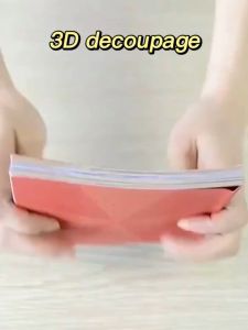 3D Cartoon Origami Paper Handcraft Paper DIY Origami Baby Educational Toy Kids Craft Toy
