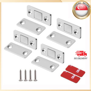 🇸🇬【SG stock】Door Closer door magnet cupboard magnetic latch cabinet Magnet Door Stopper Punch-free Ultra-thin InvisibleMagnet Door Stopper Punch-free Ultra-thin InvisibleMagnet Sliding Door StopperWardrobe Door Closer Door stoper magnetic