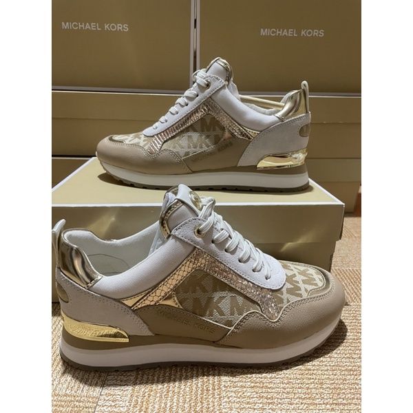 Wilma Trainer Silver Shoes Michael Kors Michael Kors Women's Wilma