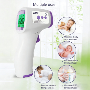 AiQUE Baby Digital Infrared Forehead Thermometer Fever Contactless Clinical Electronic Medical Temperature Meter Adult