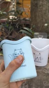 Ly Cốc Nhựa Dán Tường Nhà tắm nhà bếp Nhựa việt nhật Đựng Đồ Tiện Ích 6370 1