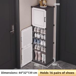 TIJU | Space-Saving Slim Small Shoe Rack