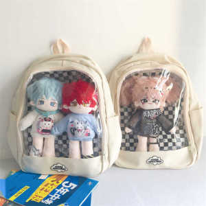 Túi Đeo Vai Dung Tích Lớn 30cm Hình Búp Bê Cotton Túi Học Sinh Đa Năng Y2K Túi Đi Học Túi Đựng Đồ Dùng Học Tập Túi Đeo Vai Mềm