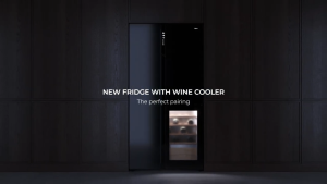 (Teka) ตู้เย็นตั้งพื้น 2 ประตู Side By Side ระบบไร้น้ำแข็งเกาะ พร้อมตู้แช่ไวน์ สูง 178 ซม. รุ่น RLF 85950 GBK