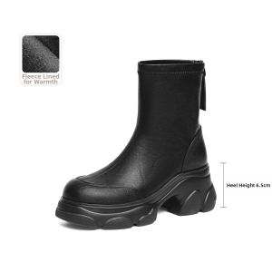 Reddragonfly | Height-Increasing Slim Elastic Short Boots