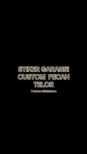 Stiker Garansi Pecah Telor Isi 192 pcs Murah Meriah