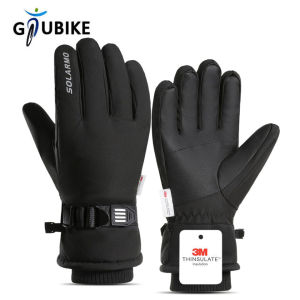 GTUBIKE Cycling Gloves Winter Touch Screen Motorcycle Gloves Outdoor Scooter Windproof Riding Ski Gloves Warm Bike Gloves
