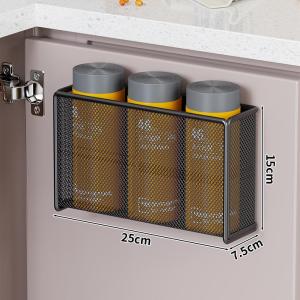 Easy Access Wall-Mounted Trash Bag Storage Rack
