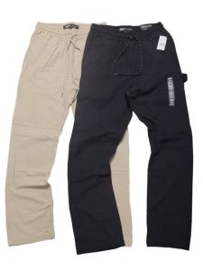 Quần Dài Thường Ngày Bằng Vải Cotton Rộng Rãi Cho Nam Mùa Xuân Thu Quần Dài Đơn Giản Màu Trơn Cạp Chun Ống Đứng K687