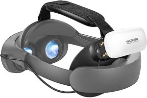 KKCOBVR  Charging Dock For Quest Pro  10000mAh Head Strap Compatible with Quest Pro Accessories  Increase The Use Time by 2-3H