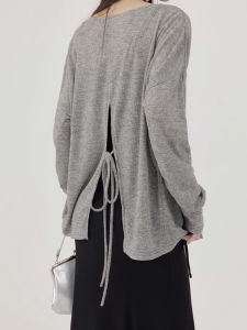 Sweet Style College Cardigan Thin Section Long Sleeves V Neck Womens Knitwear Open Shirt for Summer High Class Feeling Outerwear