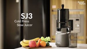 Russell Taylors Masticating Cold Press Slow Juicer with 130mm Wide Feeding Tube SJ3 - Lazada