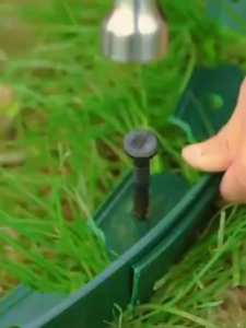 10mPlastic Garden Edging Border Flexible Lawn Grass Edging Decor Fence Landscape Belt Garden barrier