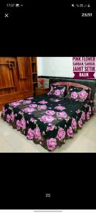 SPREI RUMBAI MOTIF KEKINIAN 200 X 200 (EXTRA KING) FREE SARBAN 2 SARGUL 2